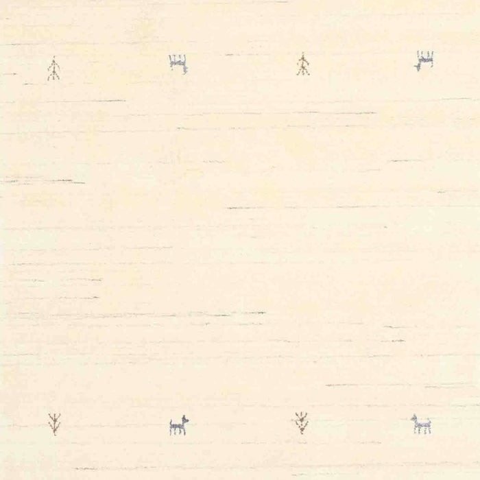 Contemporary Peach Beige Solid Rug, con936