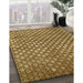 Machine Washable Contemporary Caramel Brown Rug in a Family Room, wshcon939