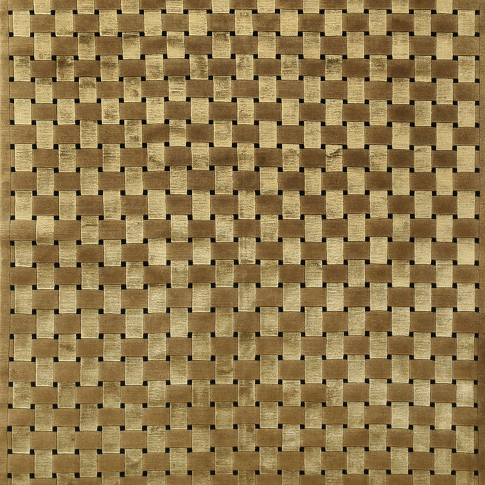 Contemporary Caramel Brown Modern Rug, con939