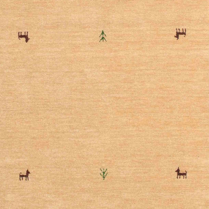 Contemporary Orange Solid Rug, con947