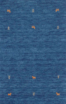 Contemporary Blue Modern Rug, con949