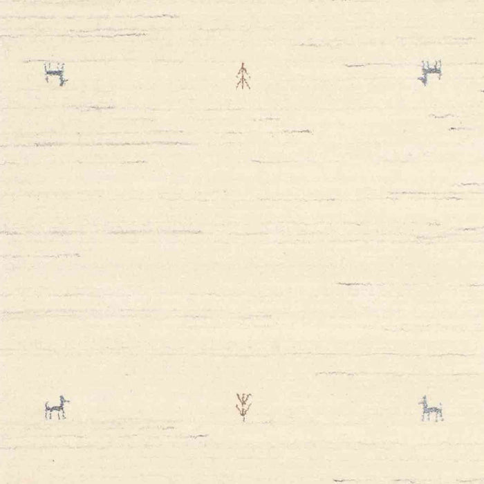 Machine Washable Contemporary Navajo White Rug, wshcon950