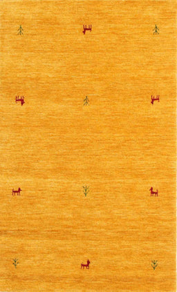 Contemporary Dark Orange Modern Rug, con951