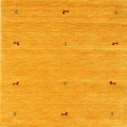 Sideview of Machine Washable Contemporary Dark Orange Rug, wshcon951