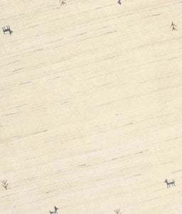 Contemporary Navajo White Gold Solid Rug, con952