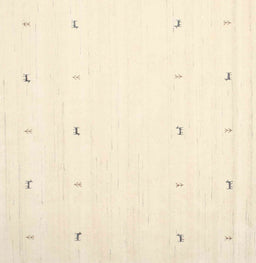 Contemporary Navajo White Gold Solid Rug, con954