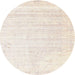 Sideview of Contemporary Champagne Beige Solid Rug, con955