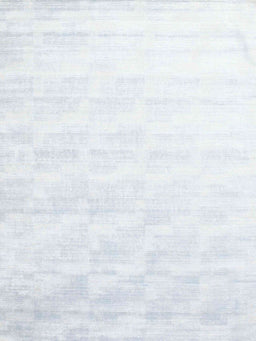 Contemporary Water Blue Solid Rug, con960