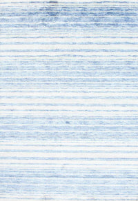 Machine Washable Contemporary Water Blue Rug, wshcon962
