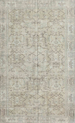 Machine Washable Contemporary Green Rug, wshcon967