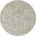 Sideview of Contemporary Green Modern Rug, con967