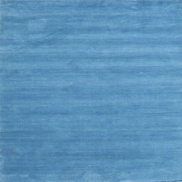 Sideview of Machine Washable Contemporary Blue Rug, wshcon96