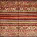 Sideview of Machine Washable Contemporary Peru Brown Rug, wshcon970