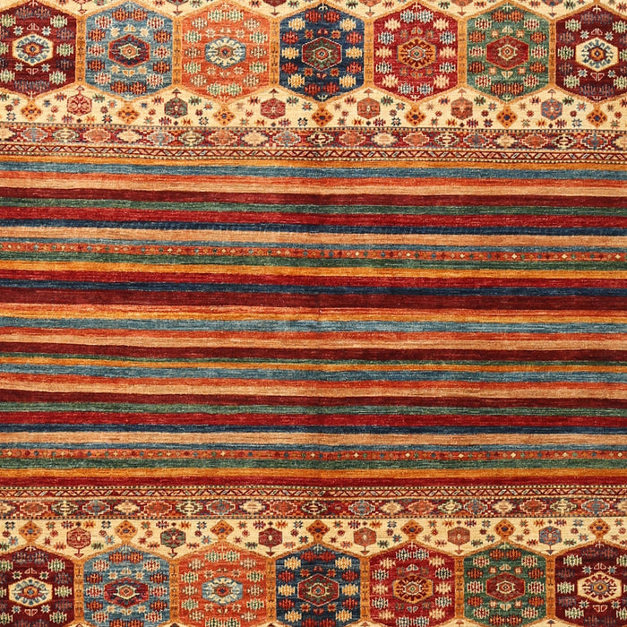 Contemporary Brown Modern Rug, con973