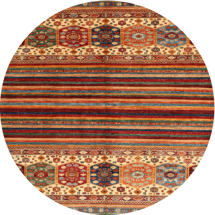 Sideview of Contemporary Brown Modern Rug, con973