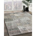 Machine Washable Contemporary Granite Gray Rug in a Family Room, wshcon974