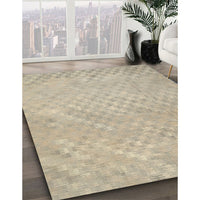 Contemporary Camel Brown Modern Rug, con975