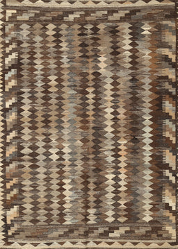 Machine Washable Contemporary Camel Brown Rug, wshcon979