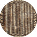 Square Machine Washable Contemporary Camel Brown Rug, wshcon979