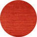 Sideview of Contemporary Red Modern Rug, con97