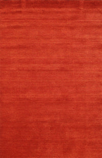 Machine Washable Contemporary Red Rug, wshcon97