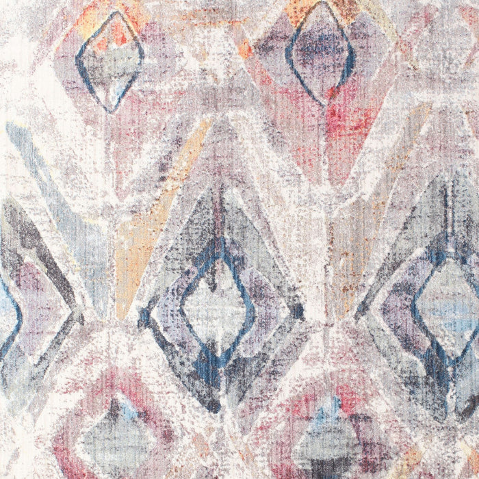 Contemporary Rosy Brown Pink Modern Rug, con981