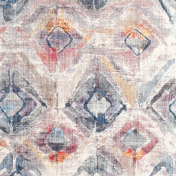 Sideview of Machine Washable Contemporary Dark White Beige Rug, wshcon982