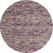 Square Machine Washable Contemporary Rosy-Finch Purple Rug, wshcon988