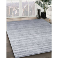 Contemporary Silver Gray Modern Rug, con989