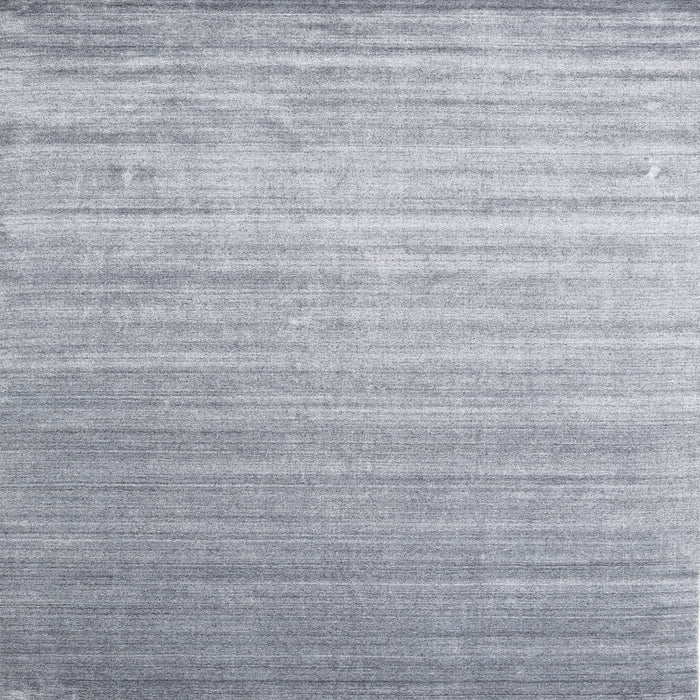 Square Contemporary Silver Gray Modern Rug, con989