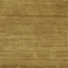 Sideview of Machine Washable Contemporary Dark Golden Brown Rug, wshcon98