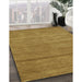 Machine Washable Contemporary Dark Golden Brown Rug in a Family Room, wshcon98