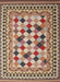 Contemporary Chestnut Brown Modern Rug, con997