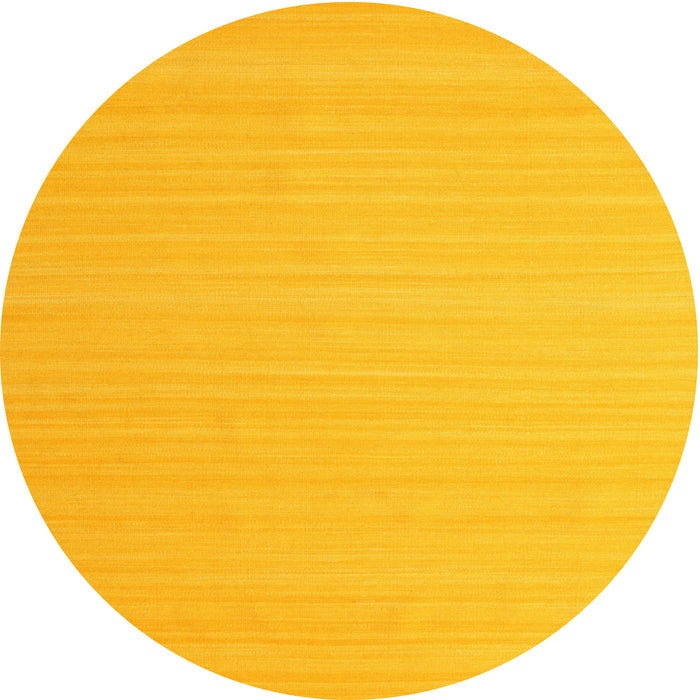Square Machine Washable Contemporary Deep Yellow Rug, wshcon999