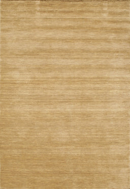 Contemporary Yellow Solid Rug, con99
