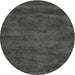 Sideview of Contemporary Gray Modern Rug, con9