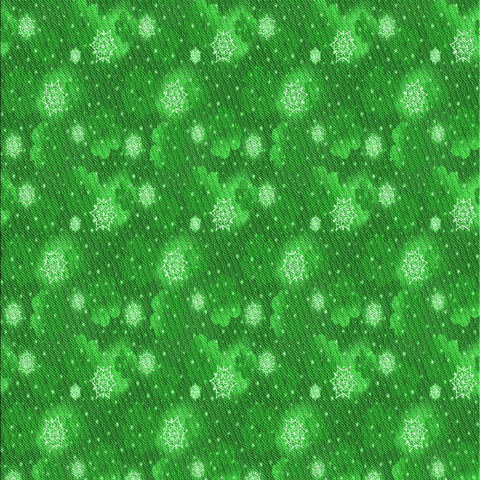 Machine Washable Transitional Green Rug, wshpat1grn