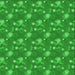 Round Machine Washable Transitional Green Rug, wshpat1grn