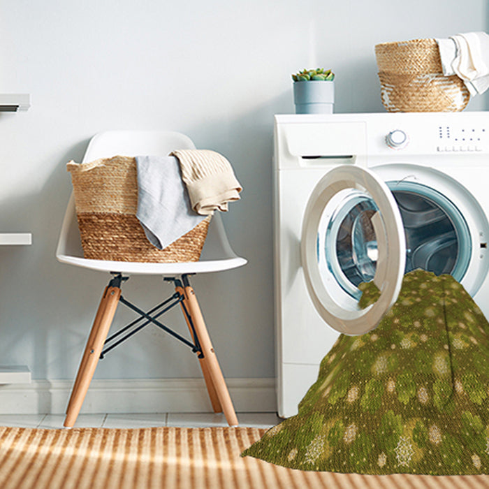 Machine Washable Transitional Dark Bronze Brown Rug in a Washing Machine, wshpat1org