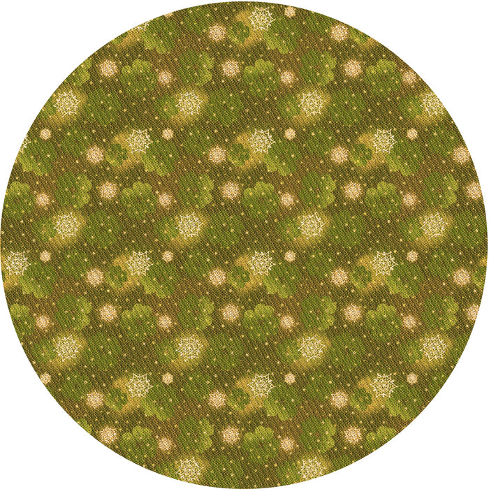 Square Machine Washable Transitional Dark Bronze Brown Rug in a Living Room, wshpat1org