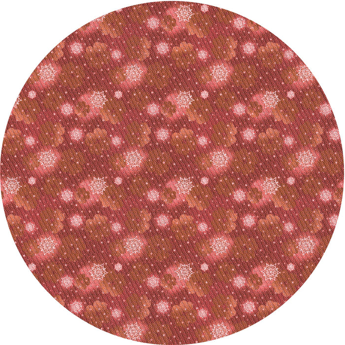 Square Machine Washable Transitional Red Rug in a Living Room, wshpat1rd