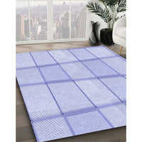 Patterned Blue Rug, pat10blu