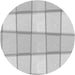 Square Patterned Dark Gray Rug, pat10gry