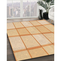 Patterned Orange Rug, pat10org