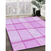 Patterned Purple Rug, pat10pur