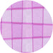 Square Patterned Purple Rug, pat10pur