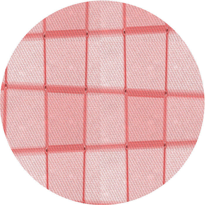 Square Machine Washable Transitional Pink Rug in a Living Room, wshpat10rd