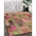 Patterned Brown Sand Brown Rug in Family Room, pat100brn