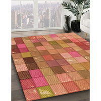 Patterned Red Rug, pat100org