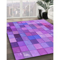 Patterned Purple Rug, pat100pur